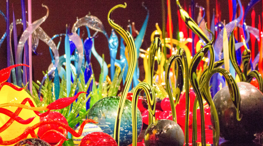 The Glassworks of Dale Chihuly at the Chihuly Garden and Glass Exhibition.